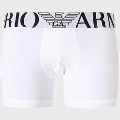 Coupon ✔️ Boxer 110818-CC716 Blanc Noir de Emporio Armani ⌛