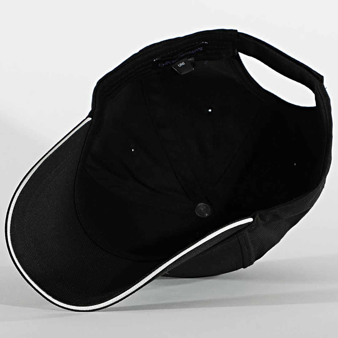 Sortie ❤️ Casquette Eco-Leather 627921 Noir de Emporio Armani 🔥 4 Sortie ❤️ Casquette Eco-Leather 627921 Noir de Emporio Armani 🔥 – Image 4