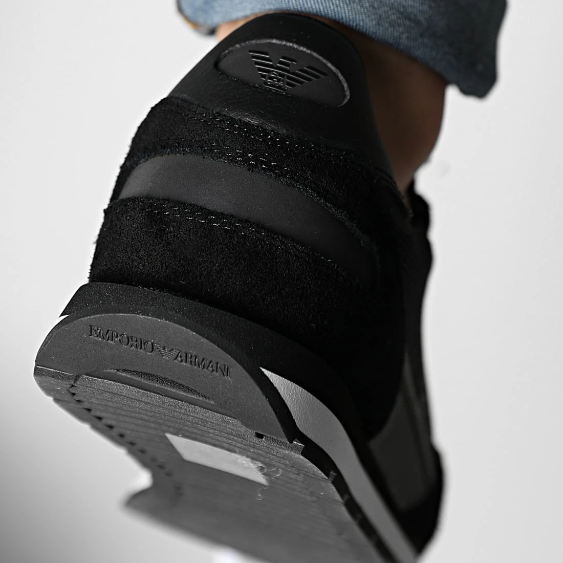 Grosses soldes 🥰 Baskets X4X537-XM678 Black Black Black de Emporio Armani 👏 4 Grosses soldes 🥰 Baskets X4X537-XM678 Black Black Black de Emporio Armani 👏 – Image 4