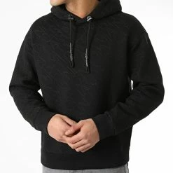 Offres 🥰 Sweat Capuche 3K1ME4-1JVSZ Noir de Emporio Armani 🥰