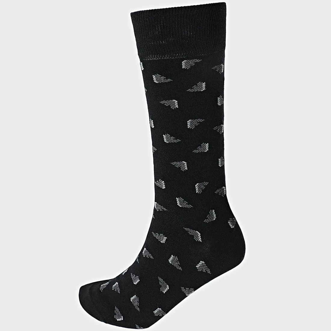 Meilleur prix 🌟 Lot De 2 Paires De Chaussettes 302302 Noir de Emporio Armani 💯 2 Meilleur prix 🌟 Lot De 2 Paires De Chaussettes 302302 Noir de Emporio Armani 💯 – Image 2