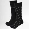 Meilleur prix 🌟 Lot De 2 Paires De Chaussettes 302302 Noir de Emporio Armani 💯