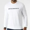 Grosses soldes 😉 Sweat Crewneck 8N1MR6-1JRIZ Ecru de Emporio Armani 🎁