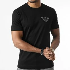 Top 10 🎁 Tee 👚 Shirt 6K1T91-1JSAZ Noir de Emporio Armani 🎁 -Emporio Armani Soldes Boutique emporio armani 273576 6K1T91 1JSAZ 0999 20210930T161239 03