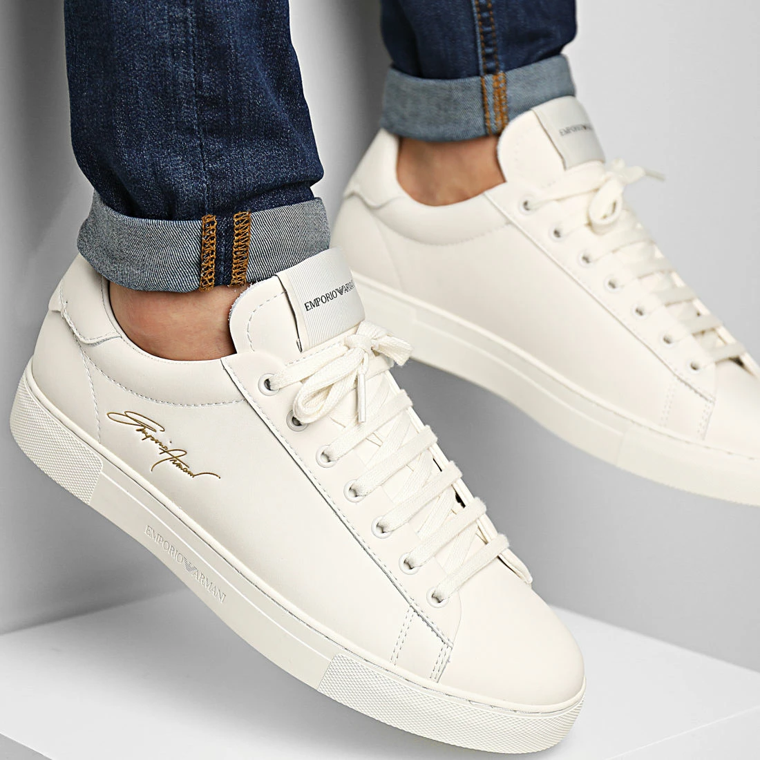 Tout neuf 💯 Baskets X4X565-XM993 Off White de Emporio Armani 🔔 1 Tout neuf 💯 Baskets X4X565-XM993 Off White de Emporio Armani 🔔