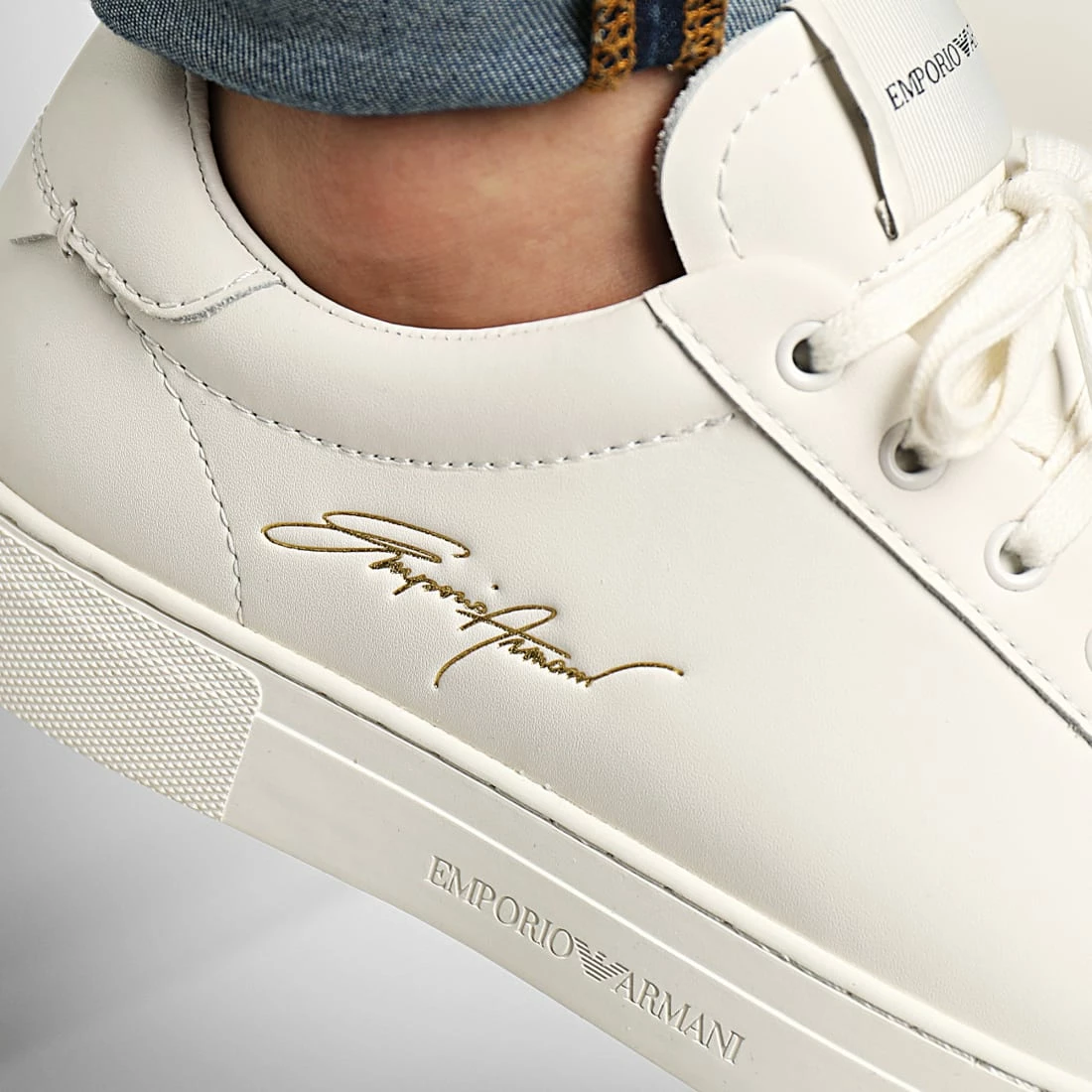 Tout neuf 💯 Baskets X4X565-XM993 Off White de Emporio Armani 🔔 2 Tout neuf 💯 Baskets X4X565-XM993 Off White de Emporio Armani 🔔 – Image 2