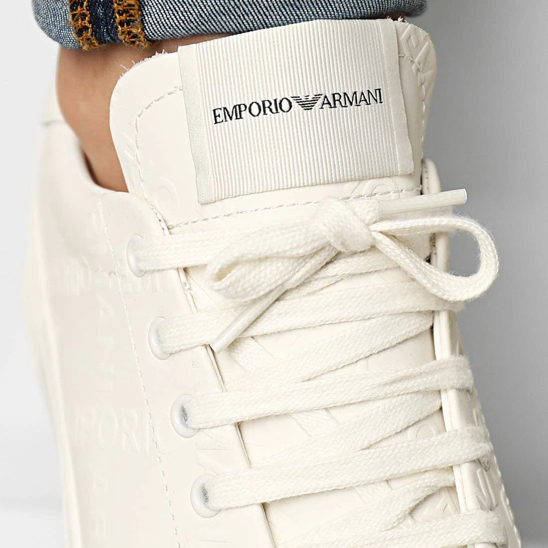 Vente flash ✔️ Baskets X4X554-XM994 Off White Off White de Emporio Armani 🥰 3 Vente flash ✔️ Baskets X4X554-XM994 Off White Off White de Emporio Armani 🥰 – Image 3