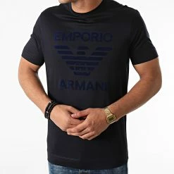 Coupon 👏 Tee 👕 Shirt 6K1TD0-1JSAZ Bleu Marine de Emporio Armani 🔥 -Emporio Armani Soldes Boutique emporio armani 276905 6K1TD0 1JSAZ 0920 20210806T151030 03