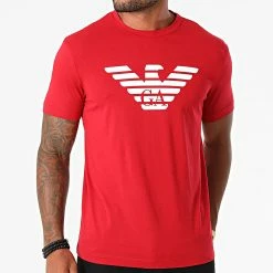 Sortie 💯 Tee 👕 Shirt 8N1TN5-1JPZZ Rouge de Emporio Armani 🔔 -Emporio Armani Soldes Boutique emporio armani 278611 8N1TN5 1JPZZ 0362 20210811T143412 03