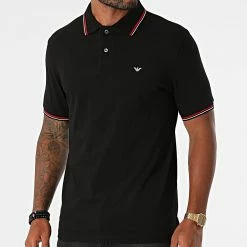 Tout neuf 😉 Polo Manches Courtes 8N1FB3-1JPTZ Noir de Emporio Armani ⌛