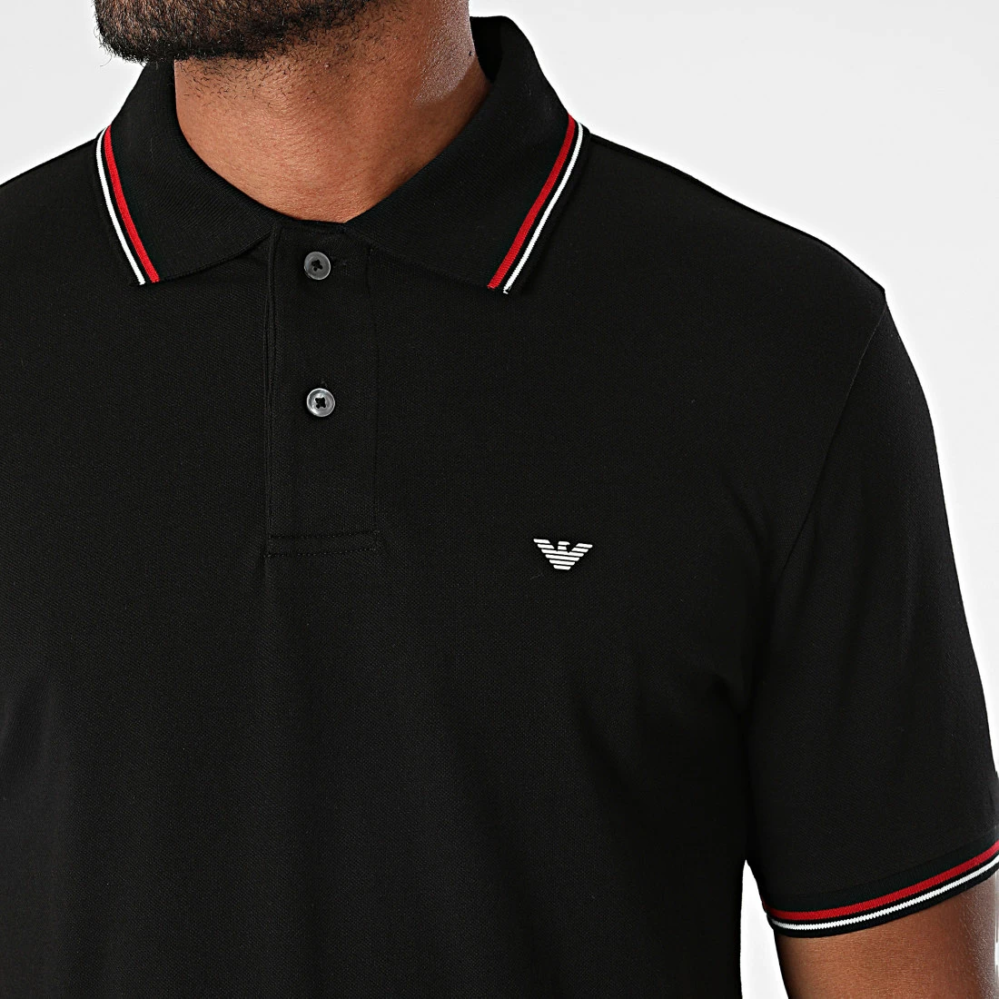 Tout neuf 😉 Polo Manches Courtes 8N1FB3-1JPTZ Noir de Emporio Armani ⌛ 2 Tout neuf 😉 Polo Manches Courtes 8N1FB3-1JPTZ Noir de Emporio Armani ⌛ – Image 2