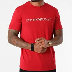 Top 10 😍 Tee 👚 Shirt 8N1TN5-1JPZZ Rouge de Emporio Armani 😍 -Emporio Armani Soldes Boutique emporio armani 278630 8N1TN5 1JPZZ 0343 20210811T143523 03