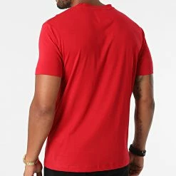 Top 10 😍 Tee 👚 Shirt 8N1TN5-1JPZZ Rouge de Emporio Armani 😍 -Emporio Armani Soldes Boutique emporio armani 278630 8N1TN5 1JPZZ 0343 20210811T143524 04
