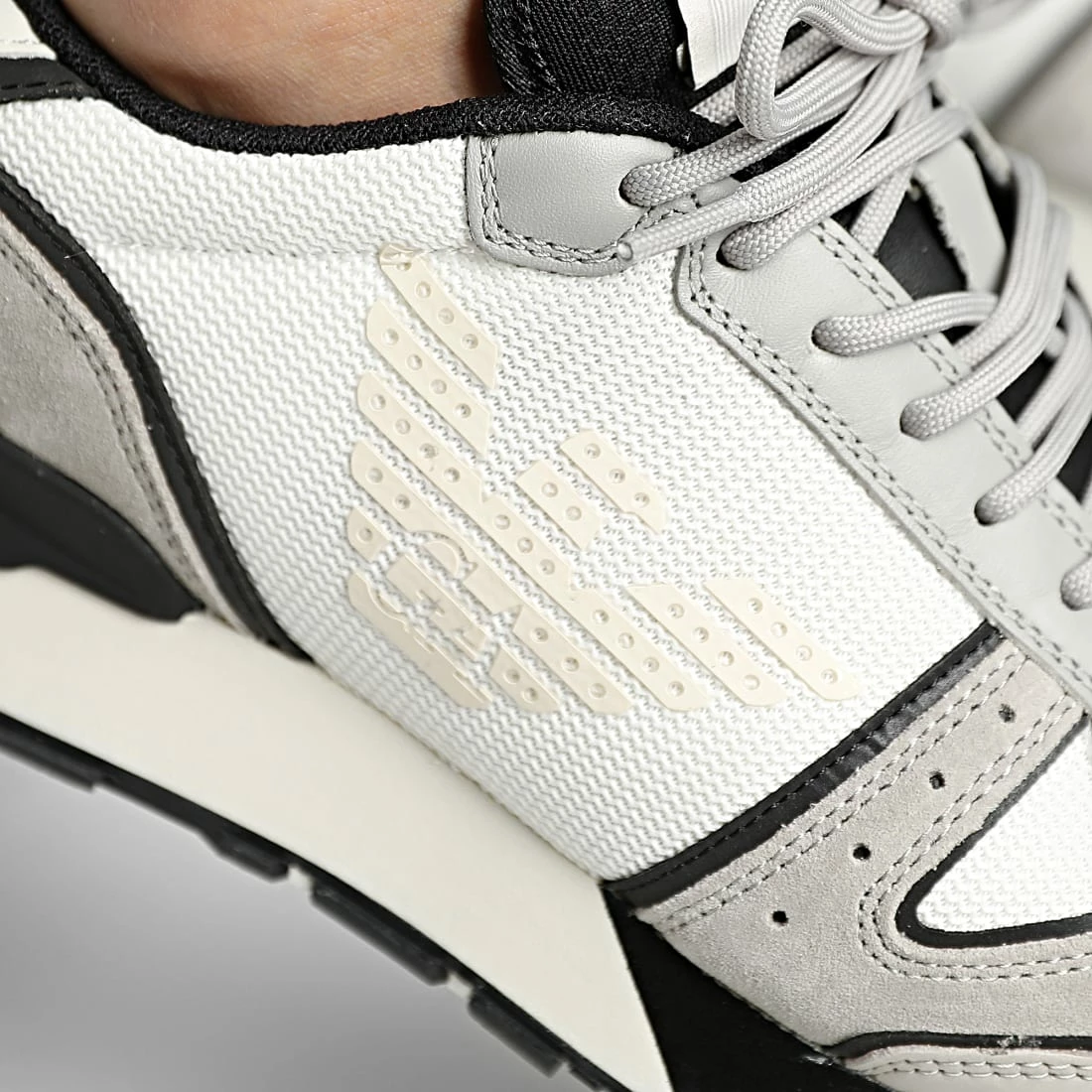 Grosses soldes 👍 Baskets X4X289-XM499 Plaster Plaster Off White de Emporio Armani ✨ 2 Grosses soldes 👍 Baskets X4X289-XM499 Plaster Plaster Off White de Emporio Armani ✨ – Image 2