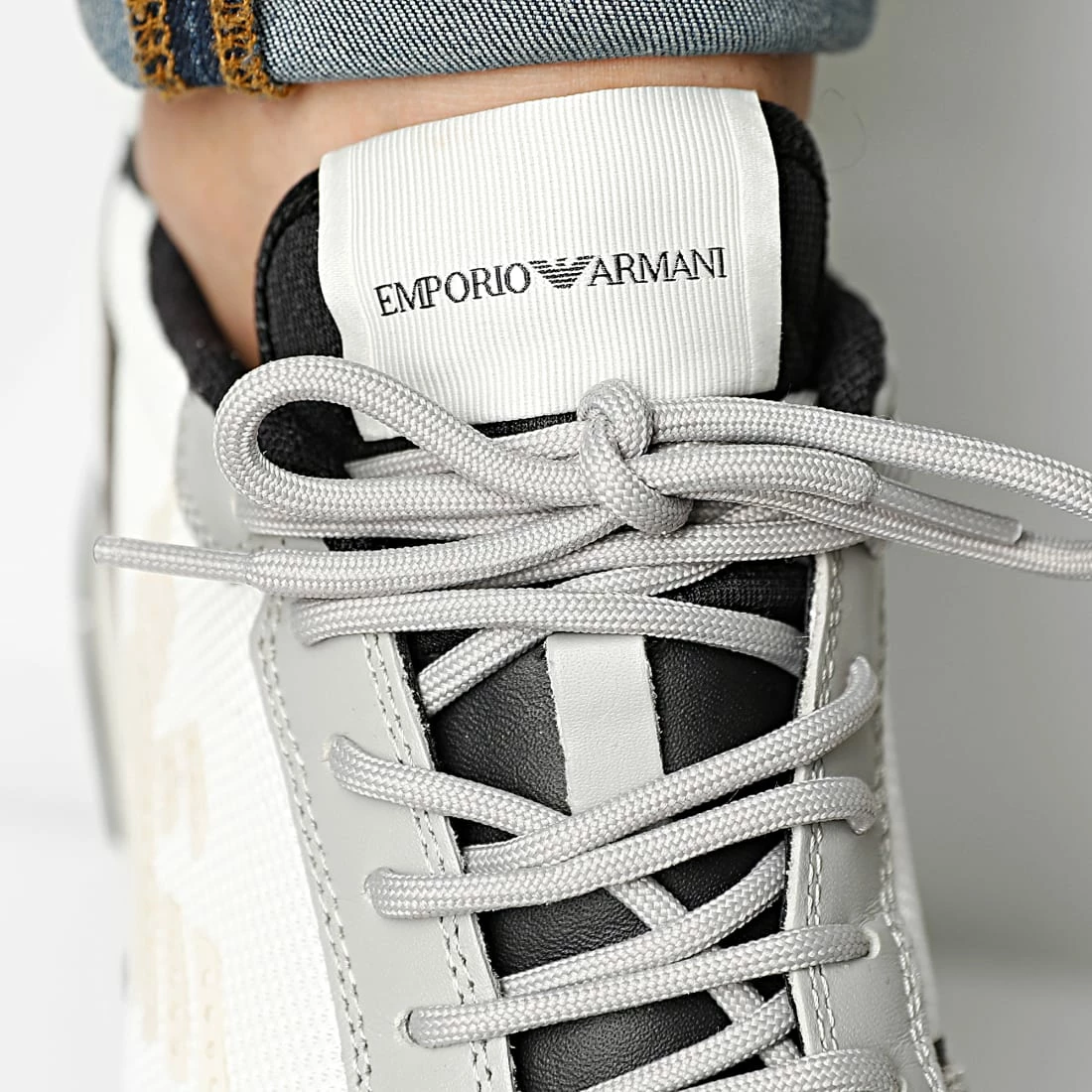 Grosses soldes 👍 Baskets X4X289-XM499 Plaster Plaster Off White de Emporio Armani ✨ 3 Grosses soldes 👍 Baskets X4X289-XM499 Plaster Plaster Off White de Emporio Armani ✨ – Image 3