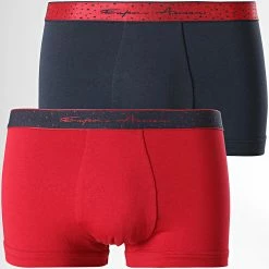 Meilleure affaire 👏 Lot De 2 Boxers 111210-1A598 Rouge Bleu Marine de Emporio Armani 😉