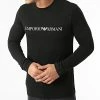 Vente flash ❤️ Tee 👕 Shirt Manches Longues 8N1TN8-1JPZZ Noir de Emporio Armani 👏