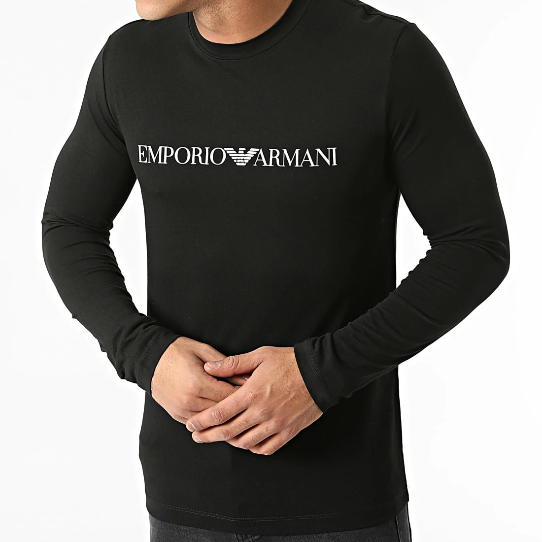 Vente flash ❤️ Tee 👕 Shirt Manches Longues 8N1TN8-1JPZZ Noir de Emporio Armani 👏 1 Vente flash ❤️ Tee 👕 Shirt Manches Longues 8N1TN8-1JPZZ Noir de Emporio Armani 👏