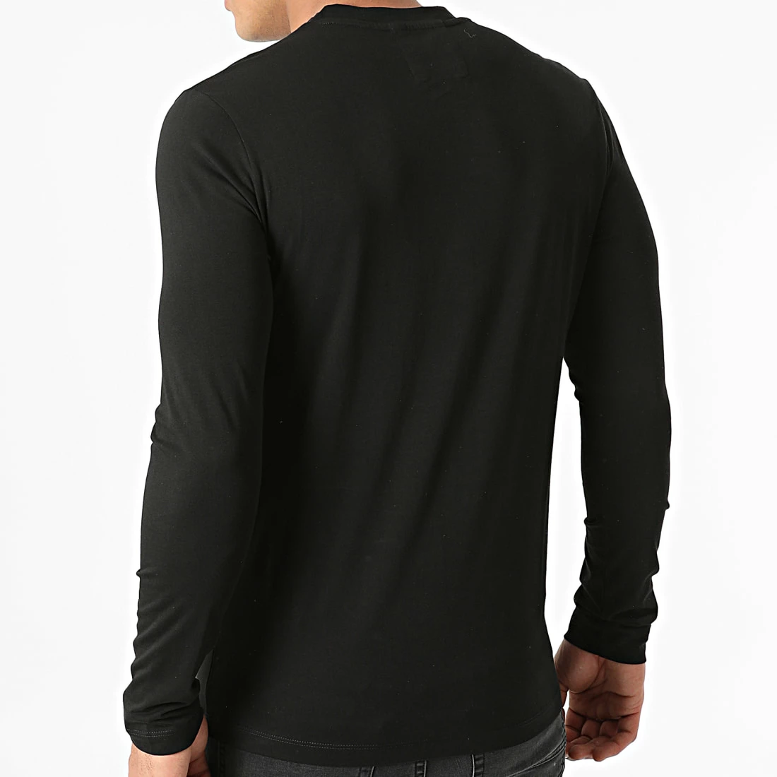 Vente flash ❤️ Tee 👕 Shirt Manches Longues 8N1TN8-1JPZZ Noir de Emporio Armani 👏 4 Vente flash ❤️ Tee 👕 Shirt Manches Longues 8N1TN8-1JPZZ Noir de Emporio Armani 👏 – Image 4