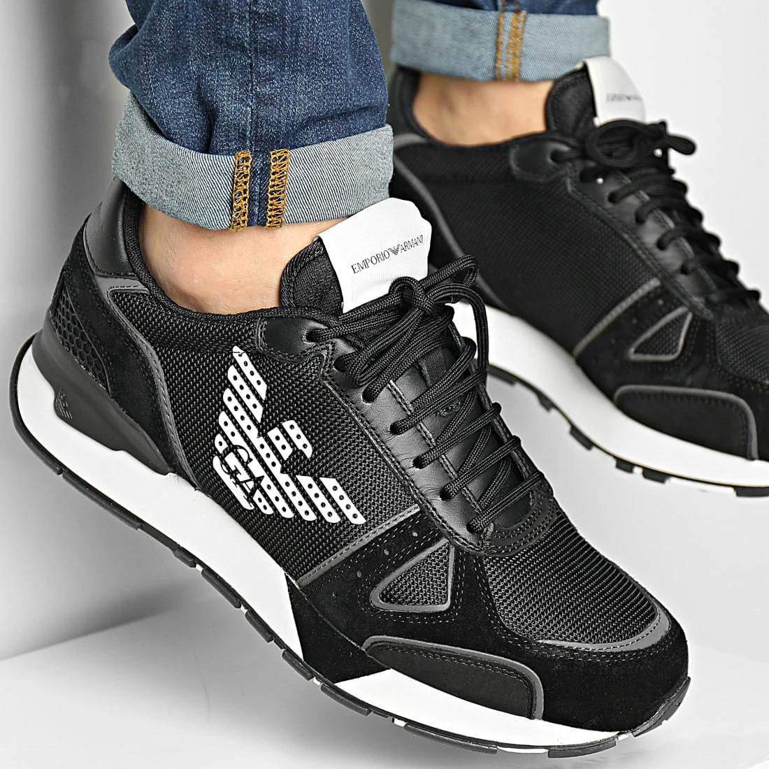 Coupon ⭐ Baskets X4X289-XM499 Black Black Gunmetal de Emporio Armani 👍 1 Coupon ⭐ Baskets X4X289-XM499 Black Black Gunmetal de Emporio Armani 👍