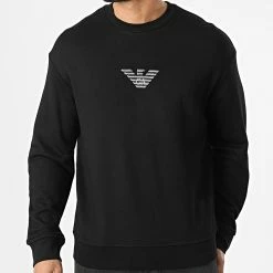 Meilleure affaire ⭐ Sweat Crewneck 3L1MFY-1JRIZ Noir de Emporio Armani 🎉 -Emporio Armani Soldes Boutique emporio armani 294624 3L1MFY 1JRIZ 0999 20211213T110640 03