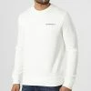 Budget 🎁 Sweat Crewneck 3L1MFZ-1JRIZ Blanc de Emporio Armani ⌛