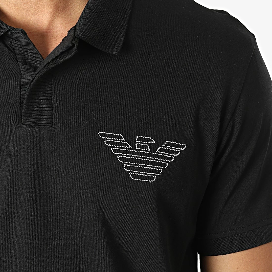 Bon marché 🥰 Polo Manches Courtes 211854-2R472 Noir de Emporio Armani 🎉 2 Bon marché 🥰 Polo Manches Courtes 211854-2R472 Noir de Emporio Armani 🎉 – Image 2