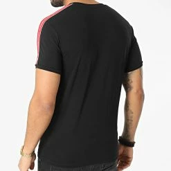 Remise 👍 Tee 👕 Shirt A Bandes 111890-2R717 Noir de Emporio Armani 🎉 -Emporio Armani Soldes Boutique emporio armani 295785 111890 2R717 00020 20211220T162324 04