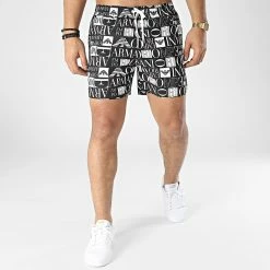 Grosses soldes 👏 Short De Bain 211740-2R481 Noir de Emporio Armani ✔️ -Emporio Armani Soldes Boutique emporio armani 295795 211740 2R481 00020 20211223T160754 03