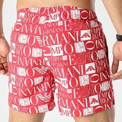 Budget ⌛ Short De Bain 211740-2R481 Rouge de Emporio Armani 🔥 -Emporio Armani Soldes Boutique emporio armani 295796 211740 2R481 00173 20211223T160900 04