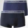 Acheter 💯 Lot De 2 Boxers 111210-2R717 Bleu Marine de Emporio Armani ⭐