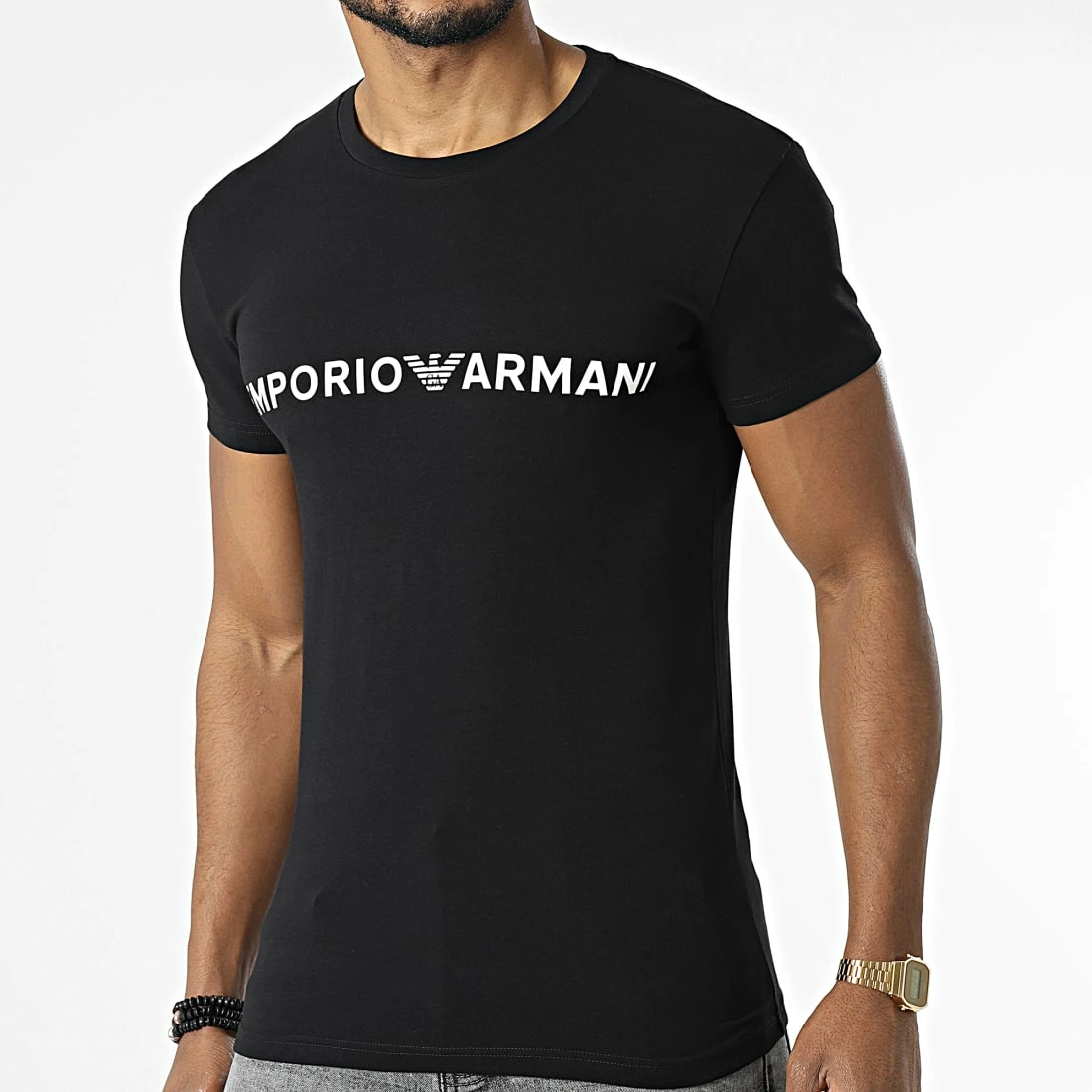 Nouveau 🥰 Tee 👕 Shirt 111035-2R516 Noir de Emporio Armani 😀 1 Nouveau 🥰 Tee 👕 Shirt 111035-2R516 Noir de Emporio Armani 😀