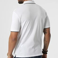 Meilleure affaire 🔔 Polo A Manches Courtes 3L1FAX-1JTKZ Blanc de Emporio Armani 👍 -Emporio Armani Soldes Boutique emporio armani 303959 3L1FAX 1JTKZ 0100 20220217T161610 04