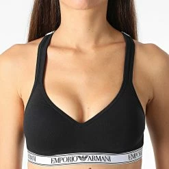 Budget 🎁 Brassière Femme 163995 Noir de Emporio Armani 🎁