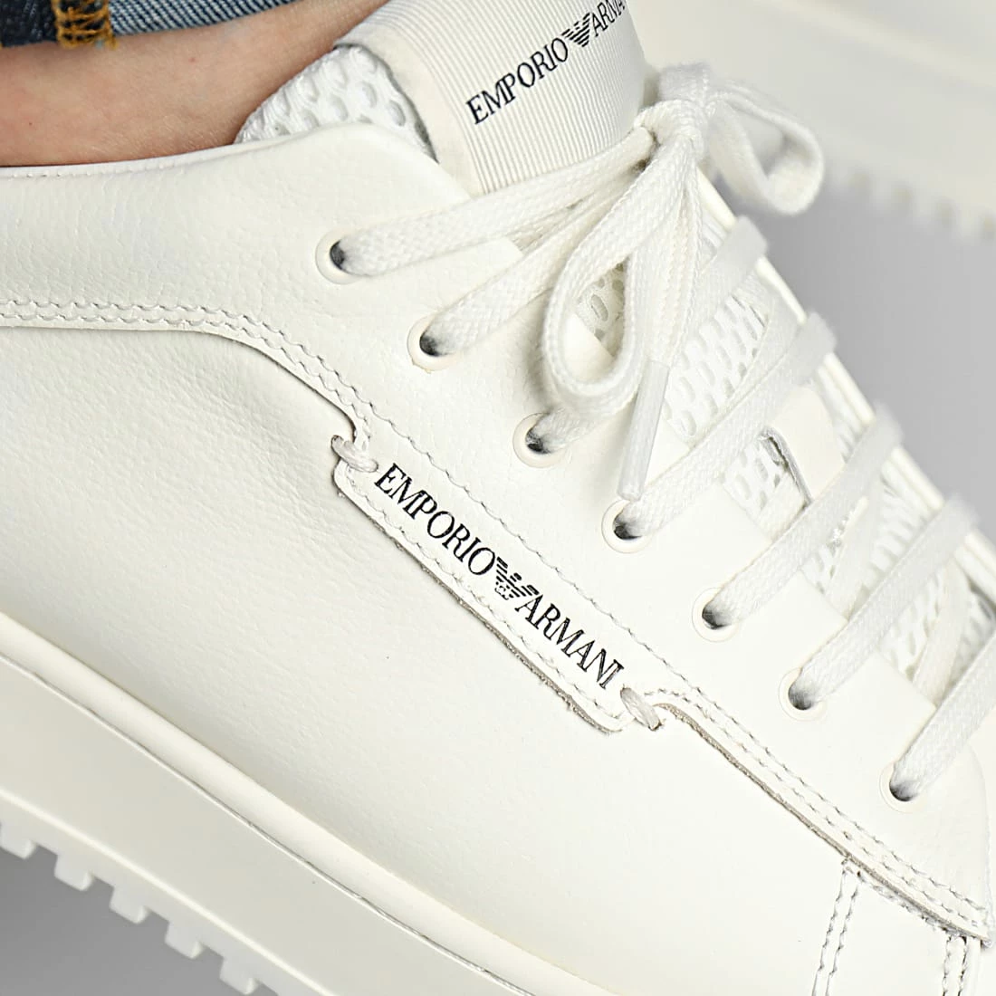 Tout neuf 👏 Baskets X4X561 XN210 Off White de Emporio Armani 🔥 2 Tout neuf 👏 Baskets X4X561 XN210 Off White de Emporio Armani 🔥 – Image 2