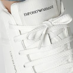 Meilleure vente 🧨 Baskets X4X570 XN183 White White de Emporio Armani 🔔 -Emporio Armani Soldes Boutique emporio armani 307689 X4X570 XN183 A222 20220307T155032 03