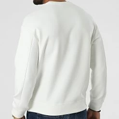 Grosses soldes ⌛ Sweat Crewneck 3L1MFE-1JHSZ Blanc de Emporio Armani 🌟 -Emporio Armani Soldes Boutique emporio armani 308758 3L1MFE 1JHSZ 0128 20220317T151817 04