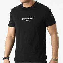 Meilleure vente 🔔 Tee 👚 Shirt 3L1TFR-1JPZZ Noir de Emporio Armani 👏