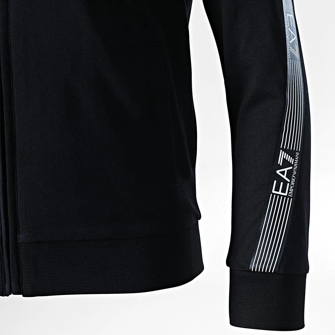 De gros 🛒 Sweat Zippé Enfant 3LBM58 Noir de Emporio Armani 🎁 2 De gros 🛒 Sweat Zippé Enfant 3LBM58 Noir de Emporio Armani 🎁 – Image 2