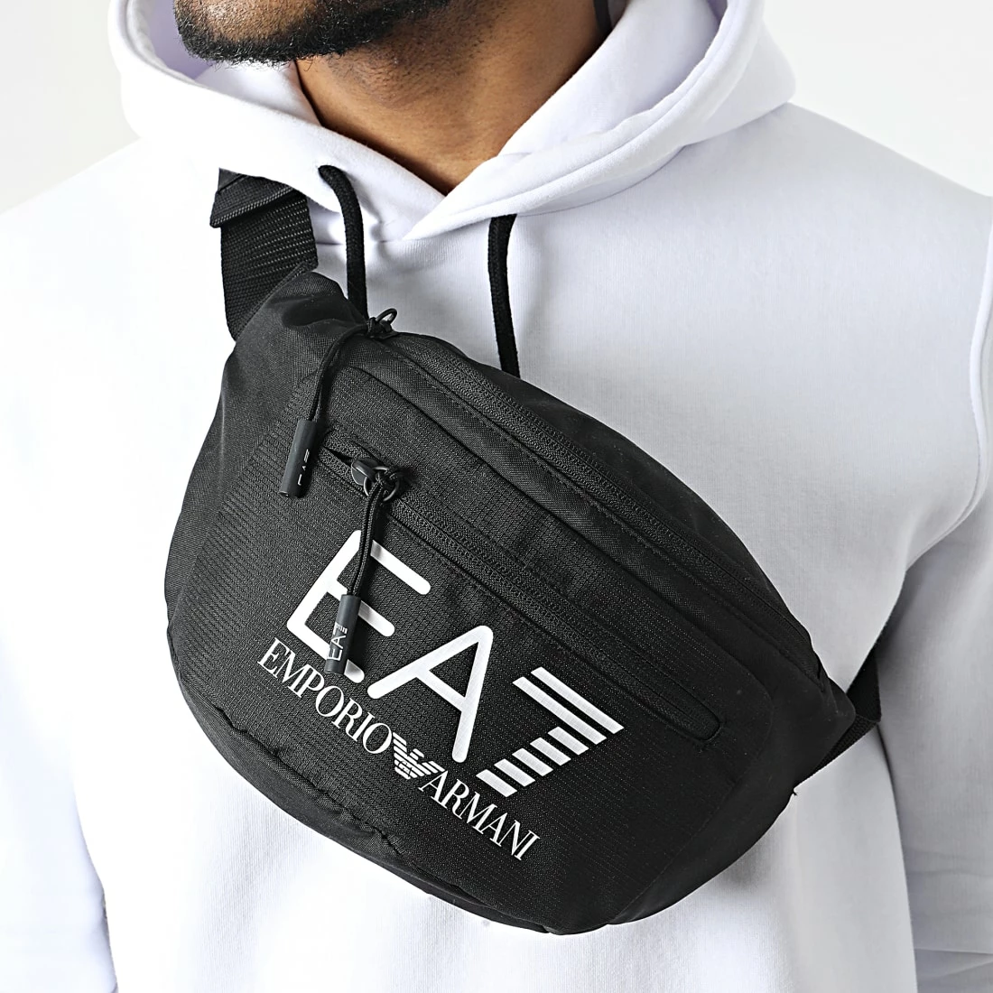 De gros 🤩 Sac Banane 275658 Noir de Emporio Armani 🔥 1 De gros 🤩 Sac Banane 275658 Noir de Emporio Armani 🔥