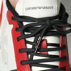 Le moins cher 🤩 Baskets X4X289-XM499 Mid Navy Grey Red Off White de Emporio Armani ✔️ -Emporio Armani Soldes Boutique emporio armani 311761 X4X289 XM499 Q831 20220329T160743 03