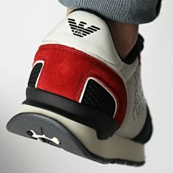 Le moins cher 🤩 Baskets X4X289-XM499 Mid Navy Grey Red Off White de Emporio Armani ✔️ -Emporio Armani Soldes Boutique emporio armani 311761 X4X289 XM499 Q831 20220329T160745 04