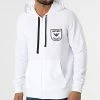 Vente flash 🎉 Sweat Zippé Capuche 111835-2R571 Blanc de Emporio Armani 💯