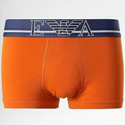 Nouveau 🎁 Boxer 111389 Orange de Emporio Armani ⌛
