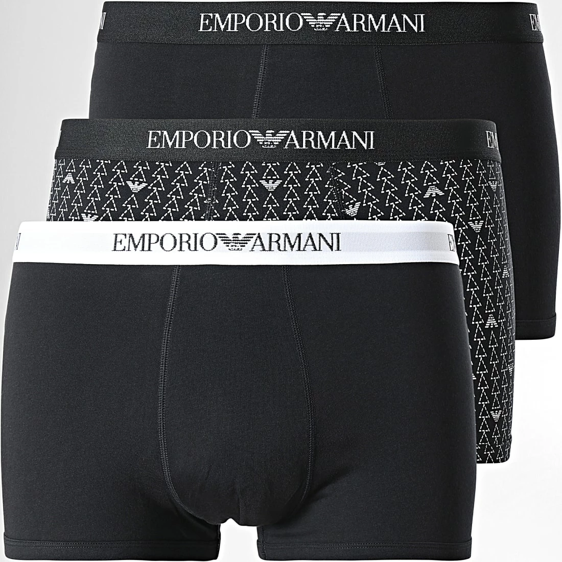 Offres 👍 Lot De 3 Boxers 111625-2R722 Noir Blanc de Emporio Armani 🥰 1 Offres 👍 Lot De 3 Boxers 111625-2R722 Noir Blanc de Emporio Armani 🥰
