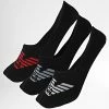 Nouveau 🎁 Lot De 3 Paires De Chaussettes Invisibles 306227 Noir de Emporio Armani ⌛