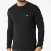 Top 10 👏 Tee 👚 Shirt A Manches Longues 111653-2R722 Noir de Emporio Armani ✔️