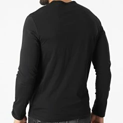 Top 10 👏 Tee 👚 Shirt A Manches Longues 111653-2R722 Noir de Emporio Armani ✔️ 7 Top 10 👏 Tee 👚 Shirt A Manches Longues 111653-2R722 Noir de Emporio Armani ✔️ -Emporio Armani Soldes Boutique emporio armani 314754 111653 2R722 00020 20220420T154251 04