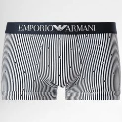 Le moins cher 🌟 Lot De 2 Boxers 111210 2R504 Bleu Marine Blanc de Emporio Armani 💯 -Emporio Armani Soldes Boutique emporio armani 317145 111210 2R504 79110 20220512T120451 03