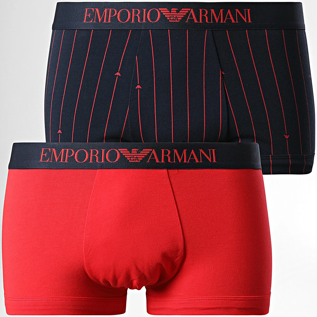 Top 10 😀 Lot De 2 Boxers 111210 2R504 Bleu Marine Rouge de Emporio Armani 🔔 1 Top 10 😀 Lot De 2 Boxers 111210 2R504 Bleu Marine Rouge de Emporio Armani 🔔
